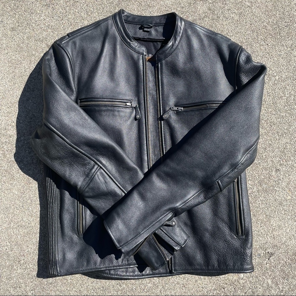 Street & Steel Leather Motorcycle Jacket